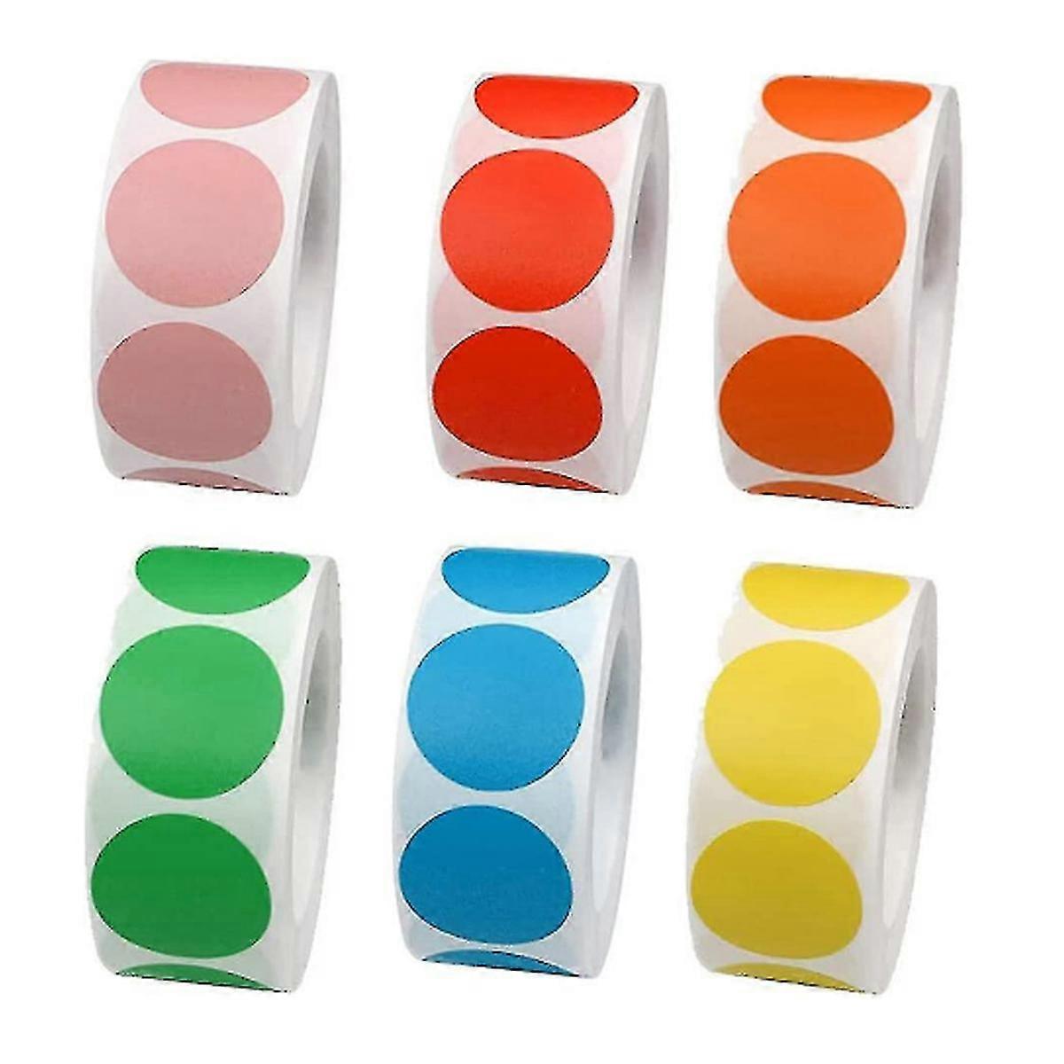 Round self-adhesive stickers for wall decoration