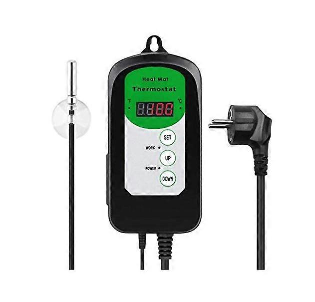 Digital Heat Mat Thermostat Controller for Seed Germination, Reptiles and Brewing 68-108F