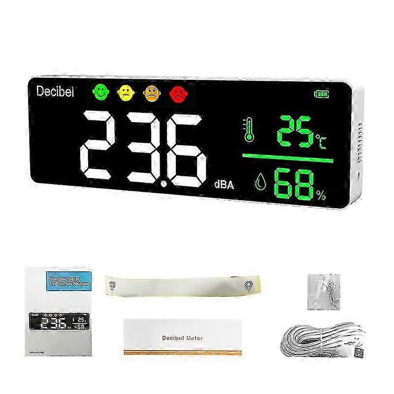 Noise Measuring Instrument Digital Decibel Sound Meter Temperature Meter