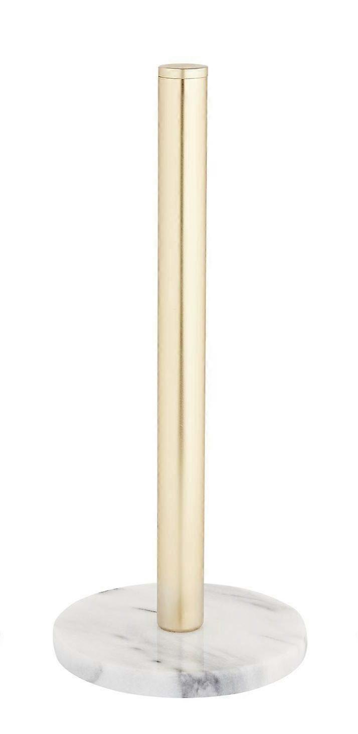 铜饰面纸巾架，用于壁挂式柜下安装 5.5x12.5 英寸