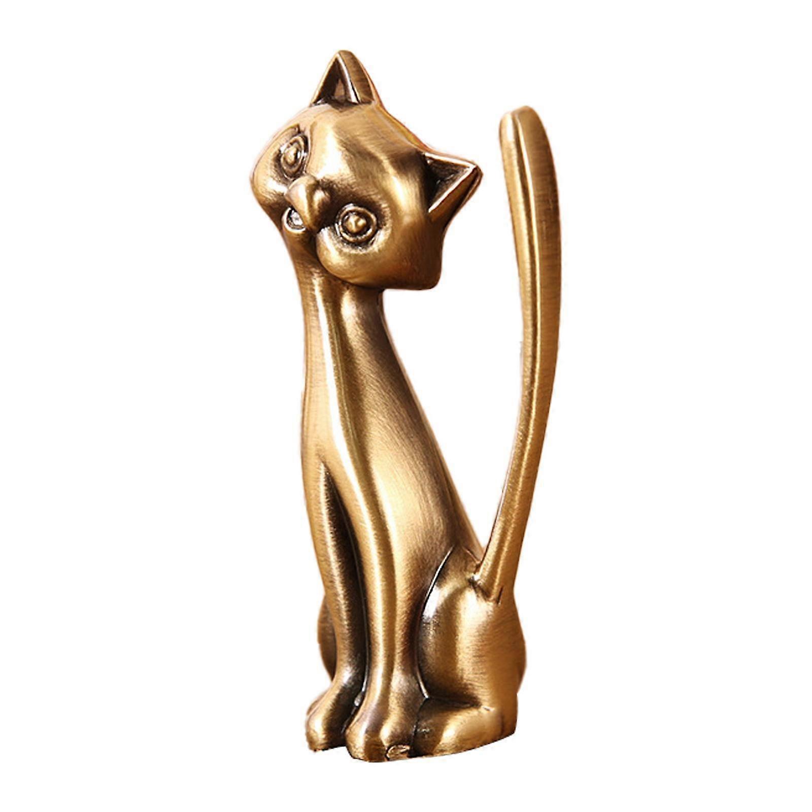 Cat Statue Rings Holder Rings Display Holder Desktop Practical Multipurpose