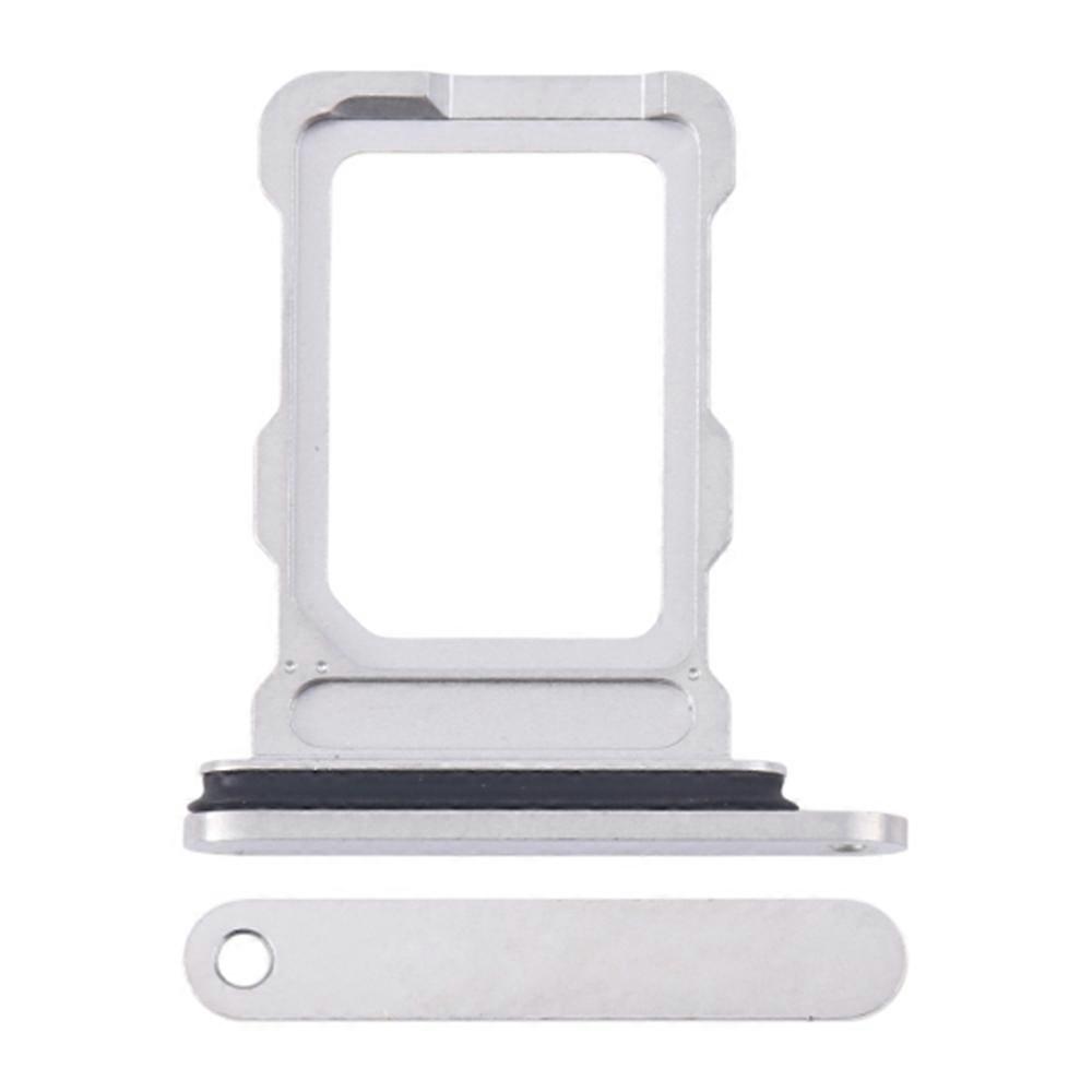 For iPhone 16 Pro Max OEM Single SIM Card Tray Holder Replacement Part (without Logo) - White