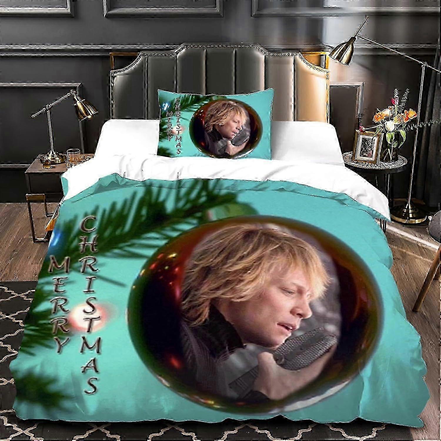 Conjunto de capa de edredom ultra macia J1111 para lençóis de cama Capa de edredom resistente ao desbotamento para todas as estações Capa de edredom 3pc com capas de travesseiro Capa de cama para casa S