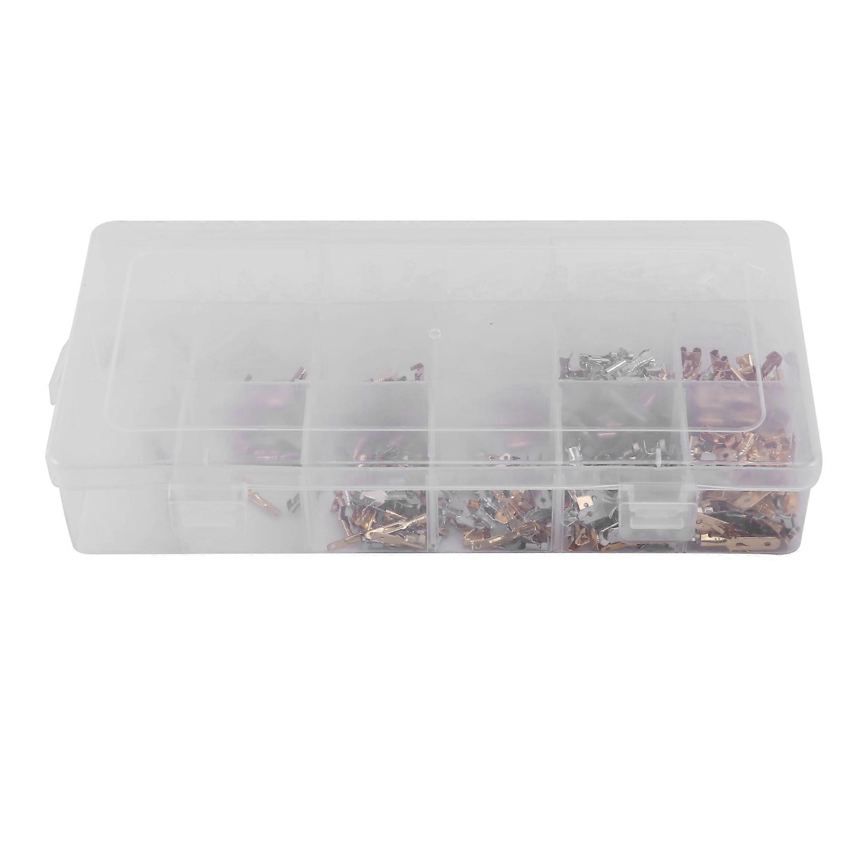540Pcs 2.8/4.8/6.3Mm Wire Connectors Kit Female/Male Spade Terminals