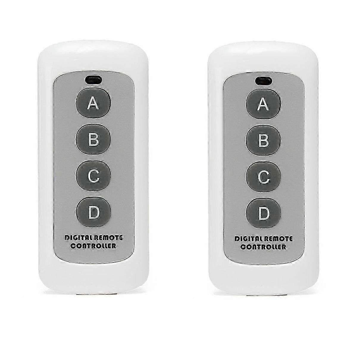 433MHZ Wireless RF Remote Control White 4-Button Remote Control EV1527 Learning Code Wireless Remote Control High quality