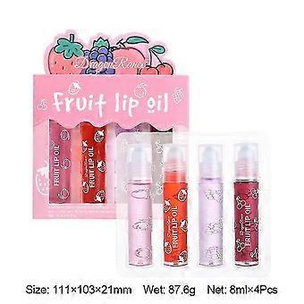 1 ~ 5pcs Fruit Roll-on Baume à Lèvres Set Maquillage Clair