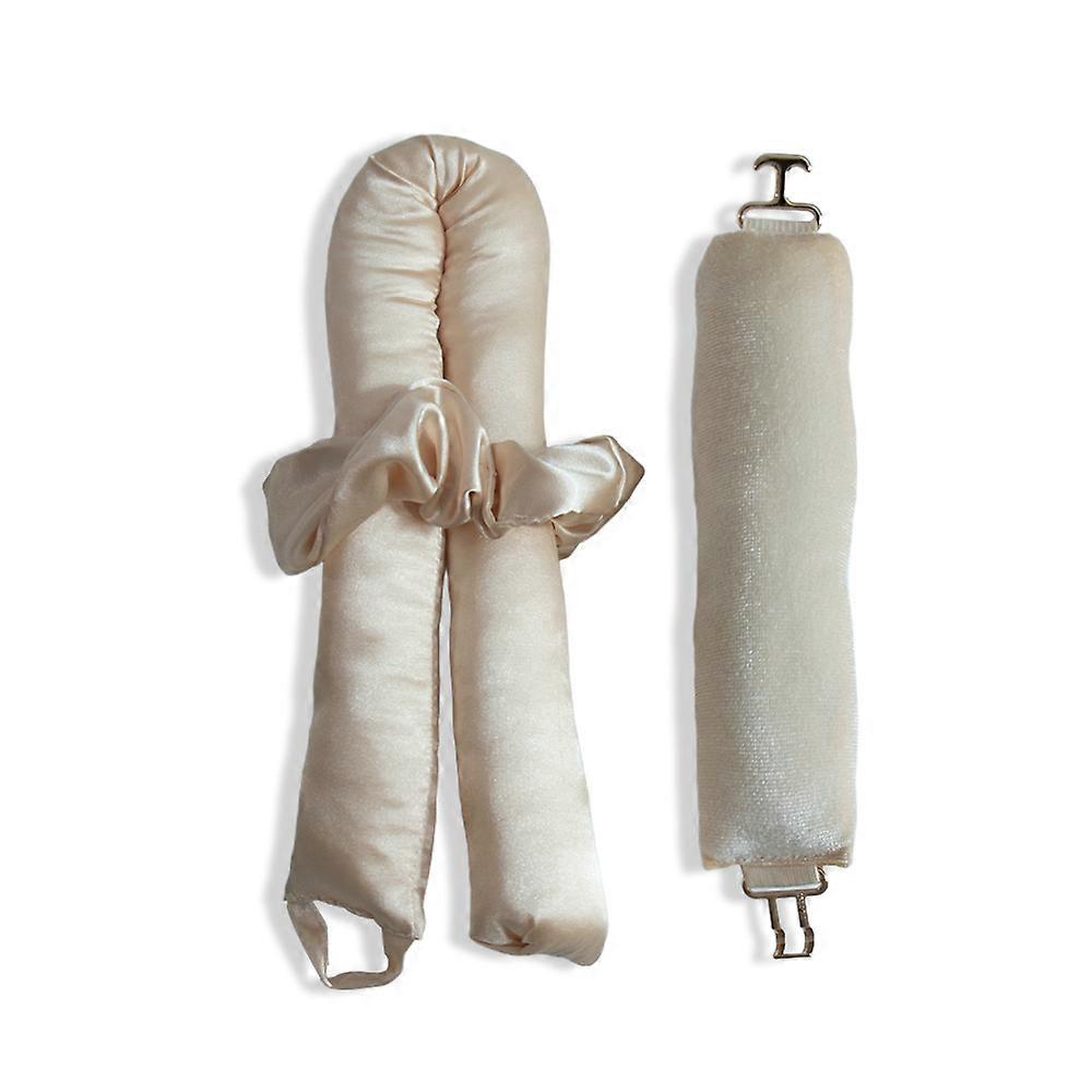 INF Simple Curls: 3-teiliges hitzeloses Lockenstab-Set Beige