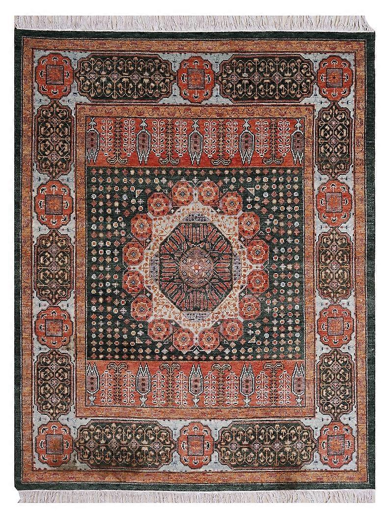 Red Modern Oushak Hand Knotted Rug