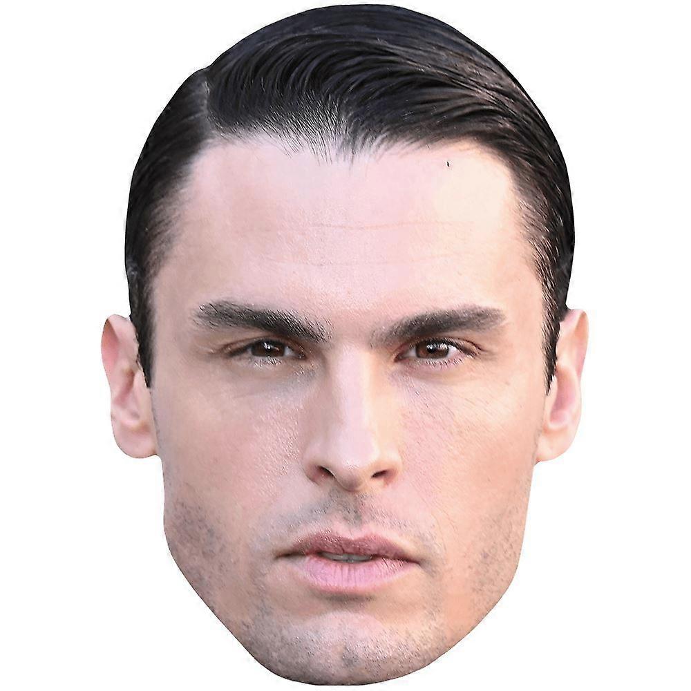 Baptiste Giabiconi (Stubble) Celebrity Mask, Flat Card Face