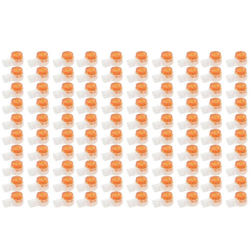 UY2 Wire Connector K2 Waterproof Orange Clear Button Telephone Wire Connector