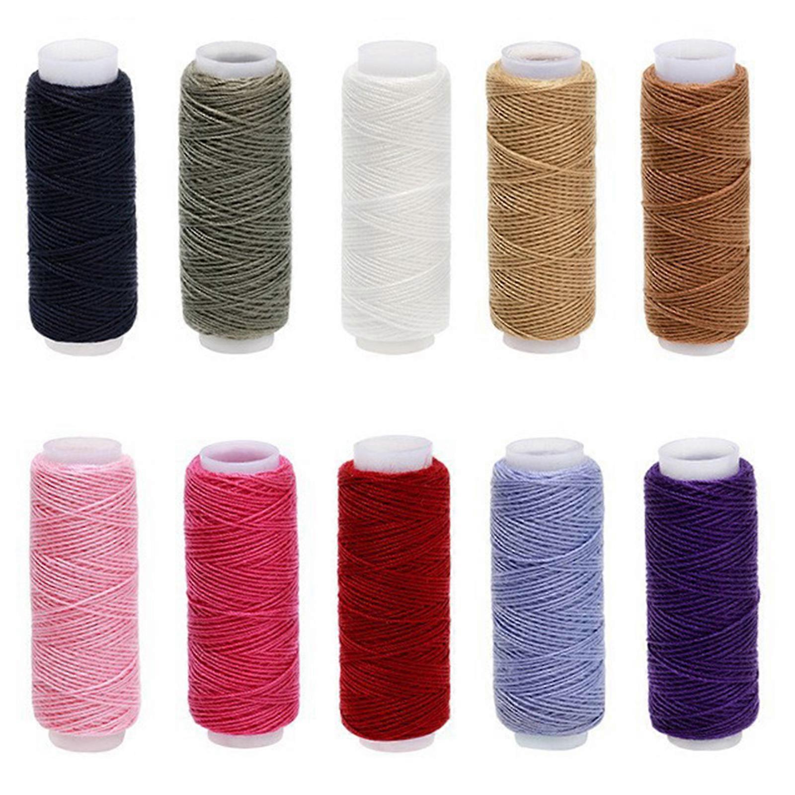 10/16/24 Colors Polyester Sewing Thread All-Purpose Quilting Thread for Embroidery Needlework Sewing Clothes Repair Work