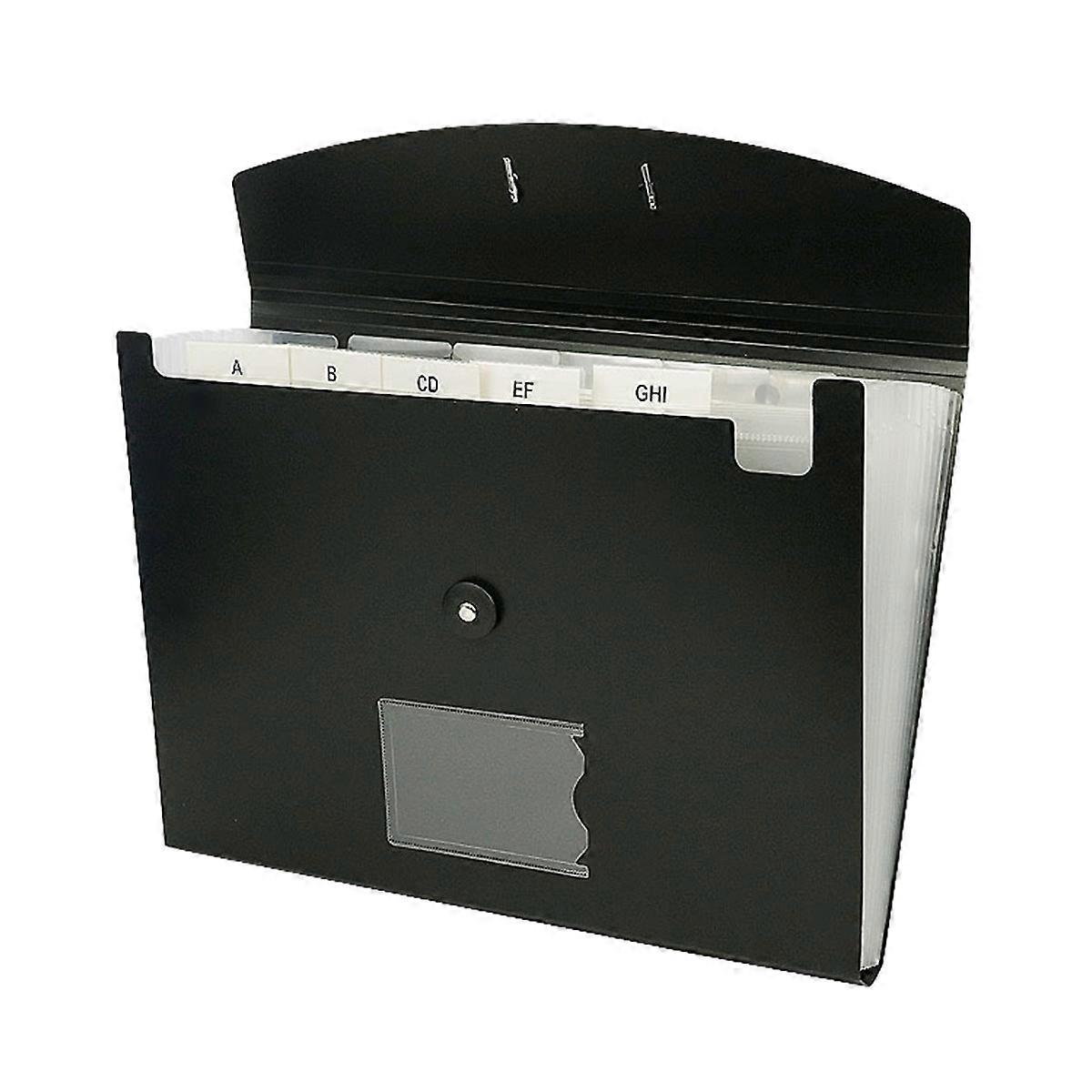 Folder, portable document, elastic buckle closed, A4 paper file bag home school office