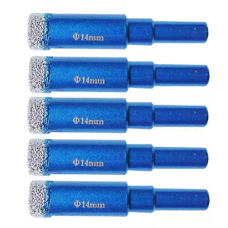Ceramic Glass Hole Opener-5PCS Marble Punch Set,14mm Diameter