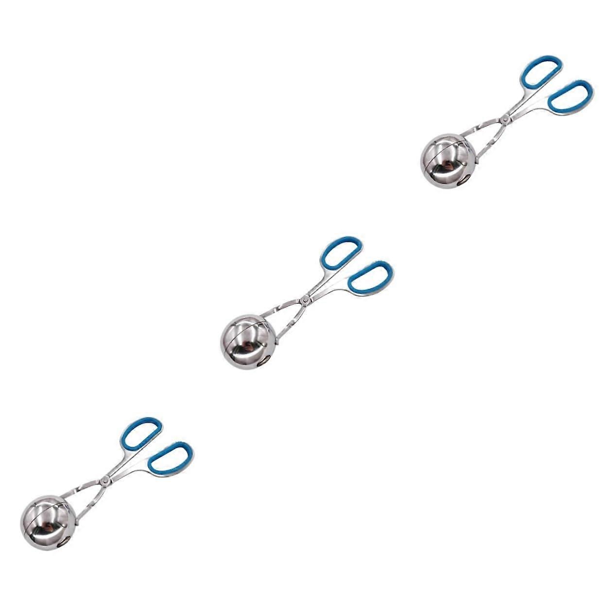 3 pcs Meatball Scoop Ball Maker Tool Kitchen Gadget Size S