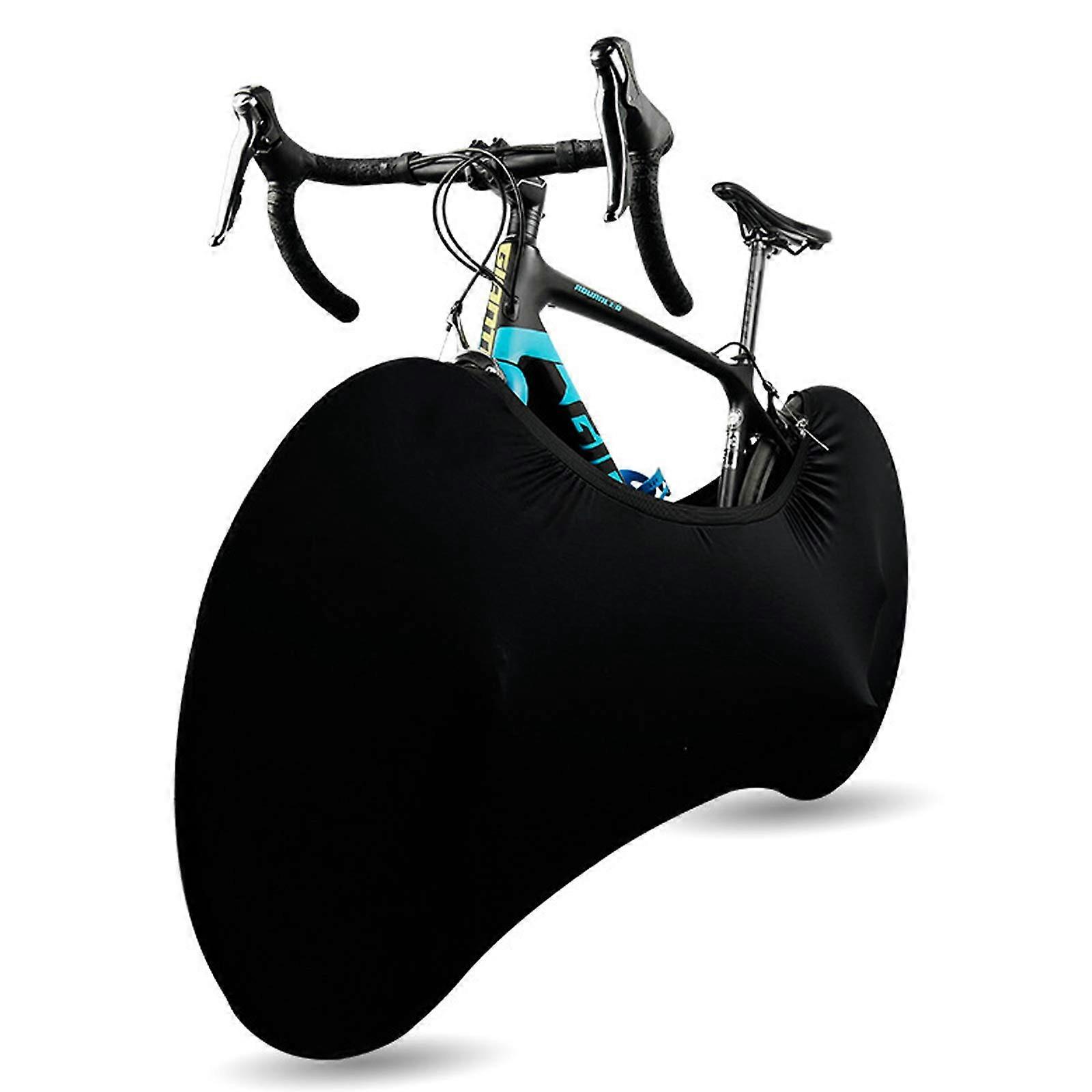 Bicycle Cover for Mountain Bike, Washable Indoor Dust Lid with Elastic Fit, Protective Wheel Cover, Toothed Rubber Material