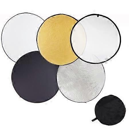 Photo Studio 32' (80cm) Collapsible 5 in 1 Twist Reflector Multi Disc Colors Kit