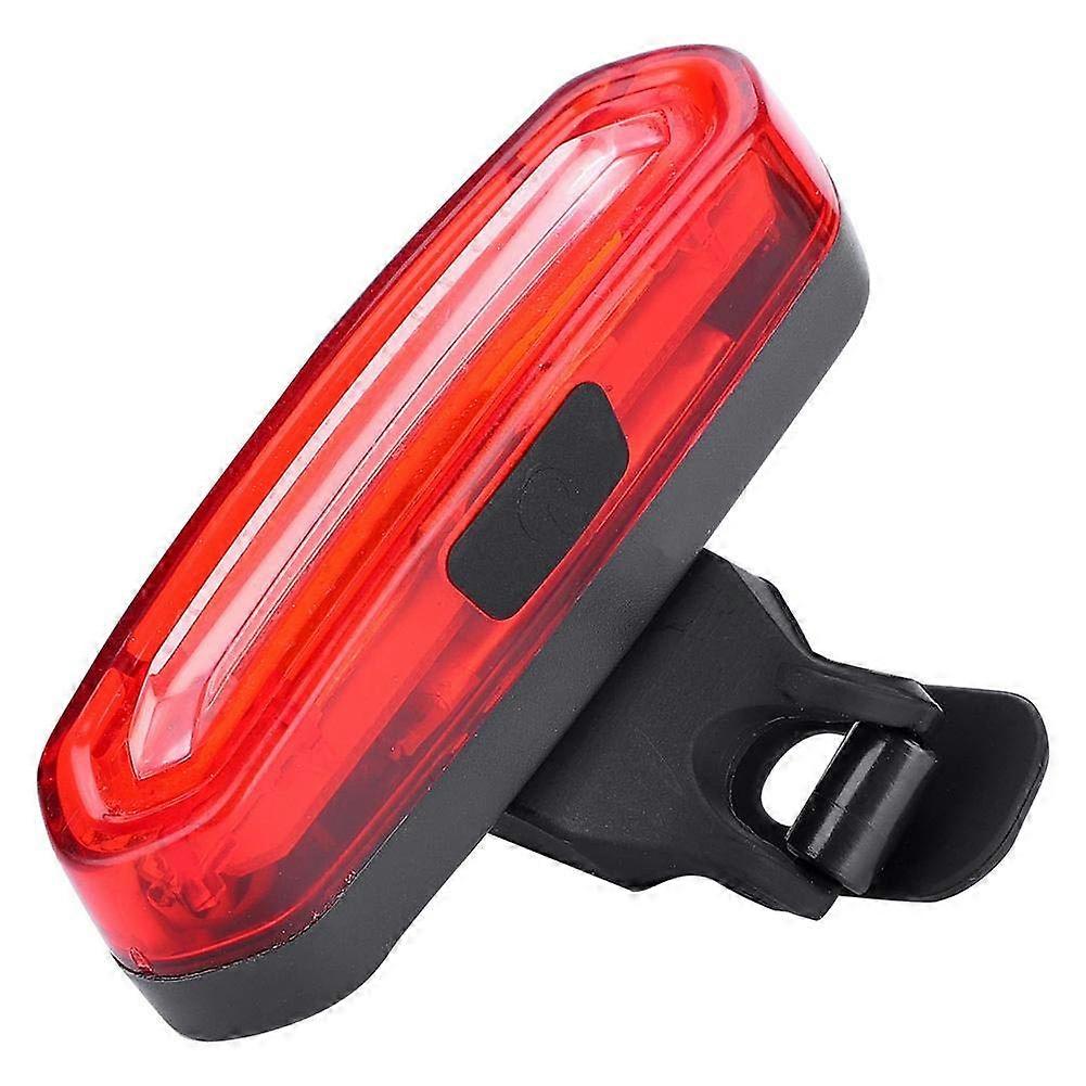 VGEBY Back Lamp, Ultra Bright USB Rechargeable COB Rear Lamp Bicycle Safety Warning Lamp (Red and Blue) Driving Lamp Materials