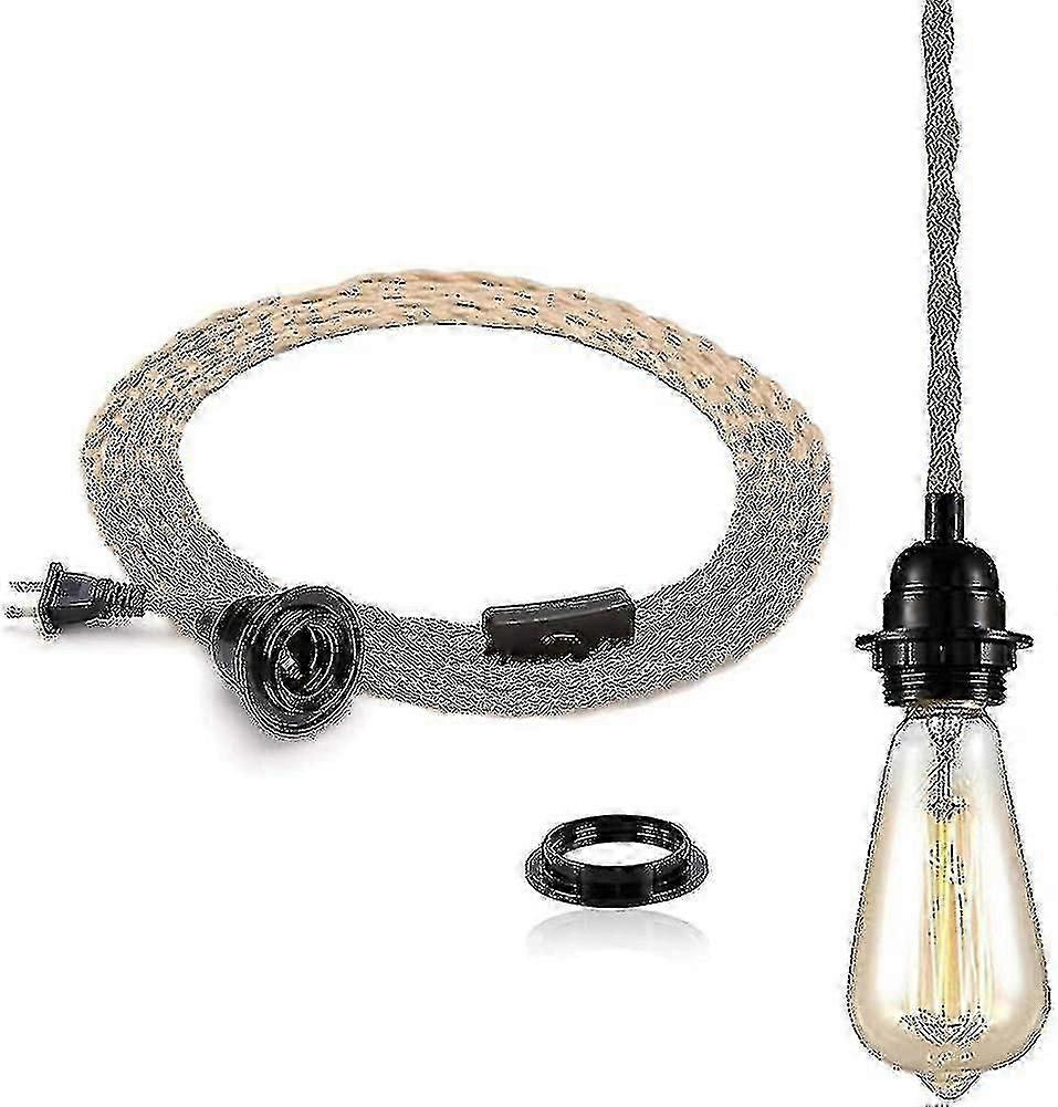 Diy 15ft Industrial Vintage Ceiling Pendant Light Cord Hanging Light Kit With Edition a