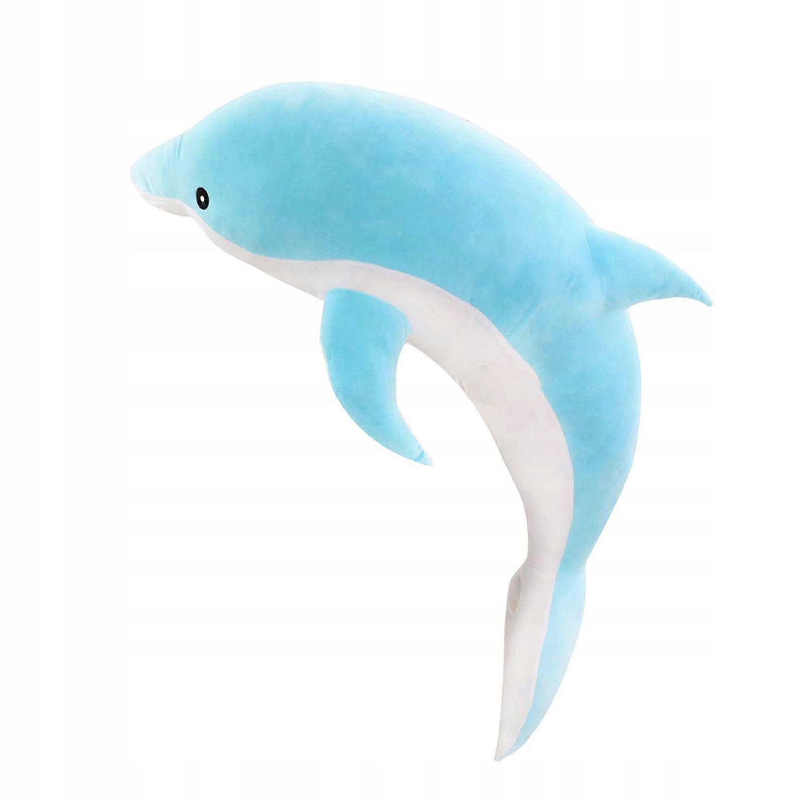 Dolphin Simulation Plush Stuffed Toy Blue 50cm