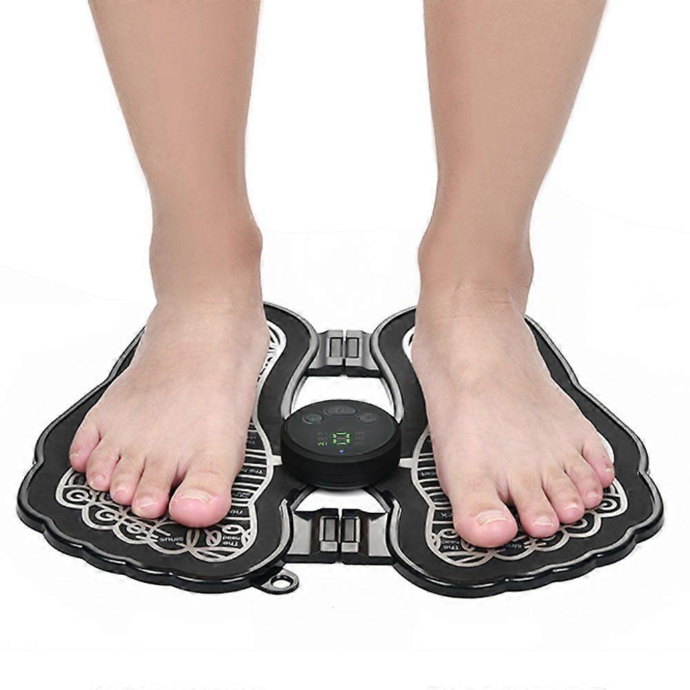 EMS Electric Foot Massager Pad Foldable Microcurrent Foot Massage Mat