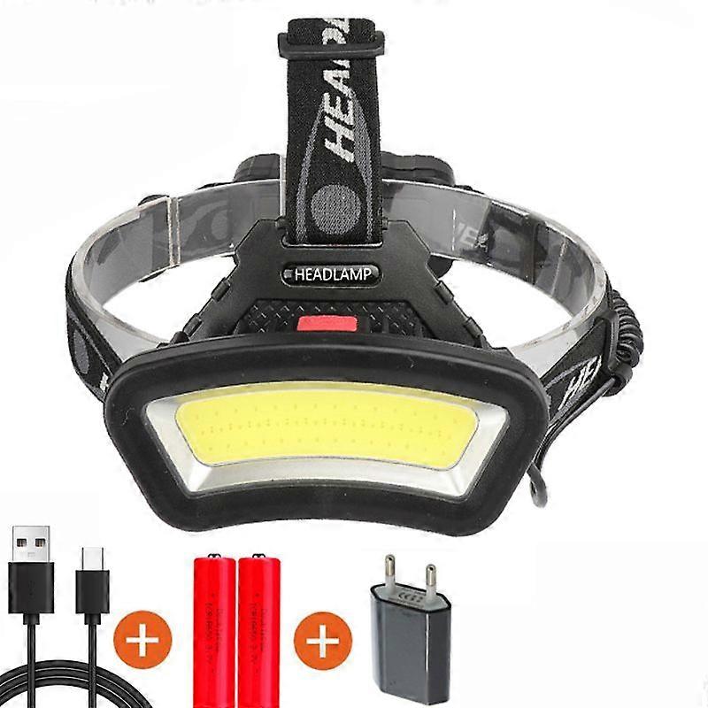 Pocketman COB LED Sauna Light, High Power, 500m Long Range, 35000lm, USB aste, 18650 Battery Powered