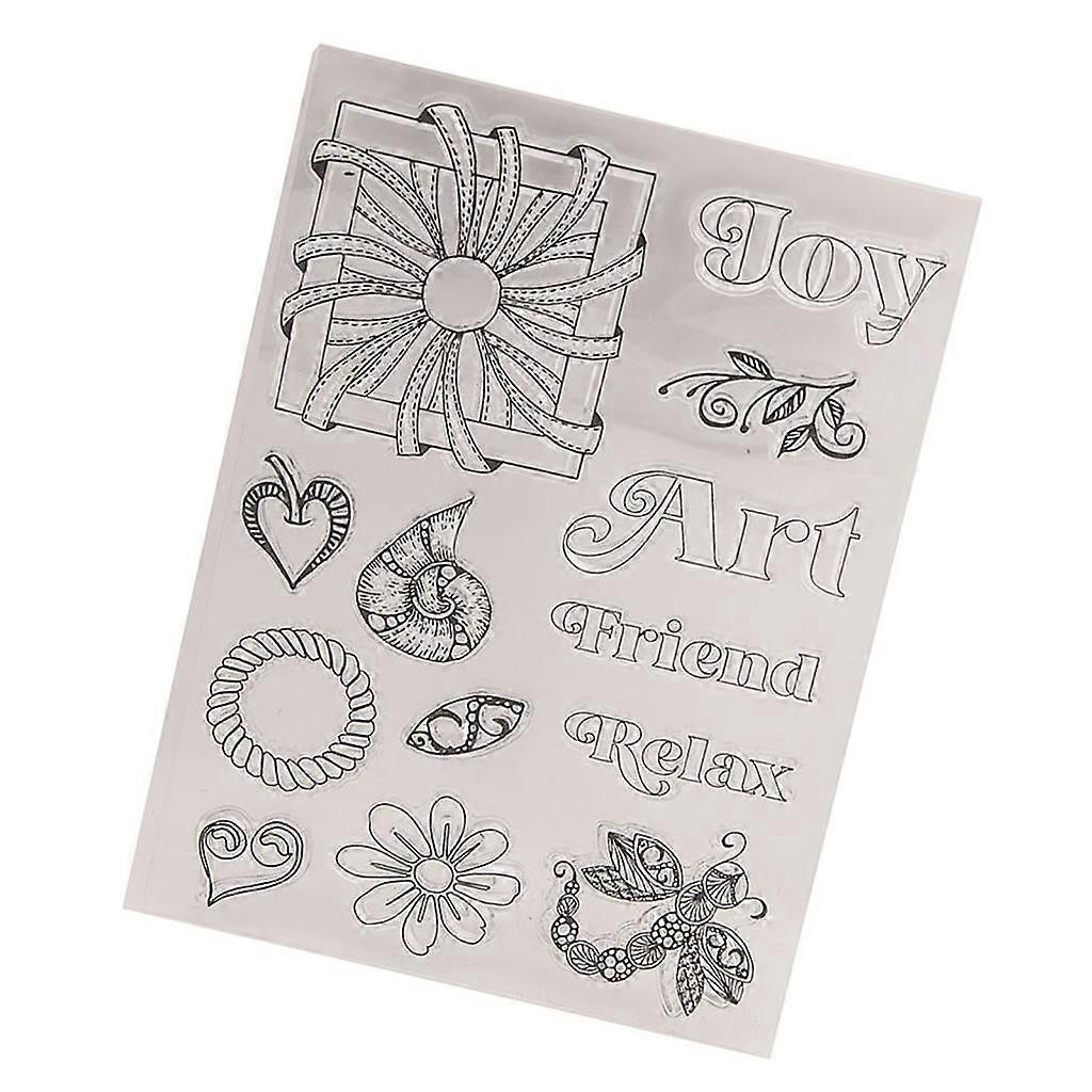 Clear Silicone Stamp for Card Making Journal Craft Embellishment