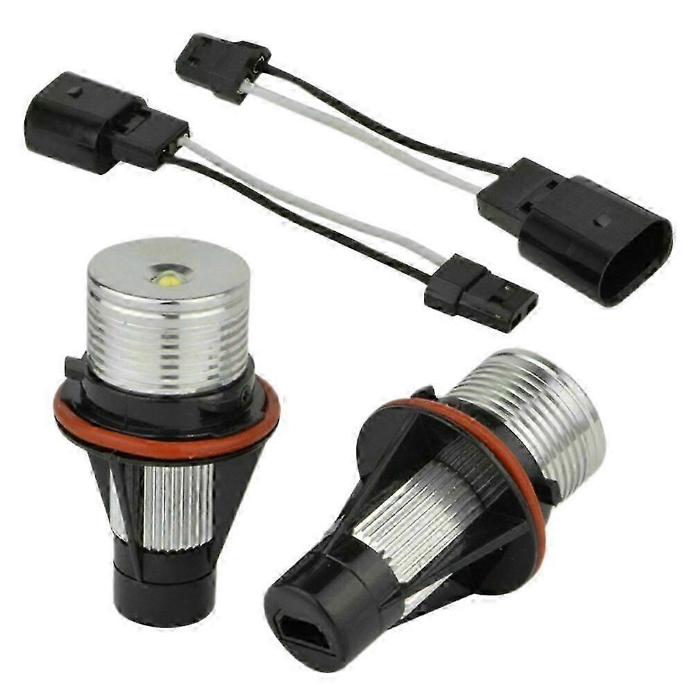 1Pair 8000K White LED Angel Eye Marker Light Bulbs Lamps for- E39 E53 E60 E63 E64 E66 E87 5 6 7 X3 X-Good