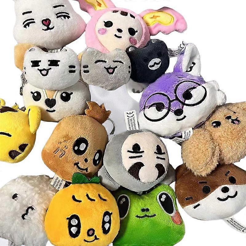 Kpop Seventeen أفخم دمية لعبة سلسلة المفاتيح قلادة لطيف حقيبة معلقة ملحقات مروحة هدية