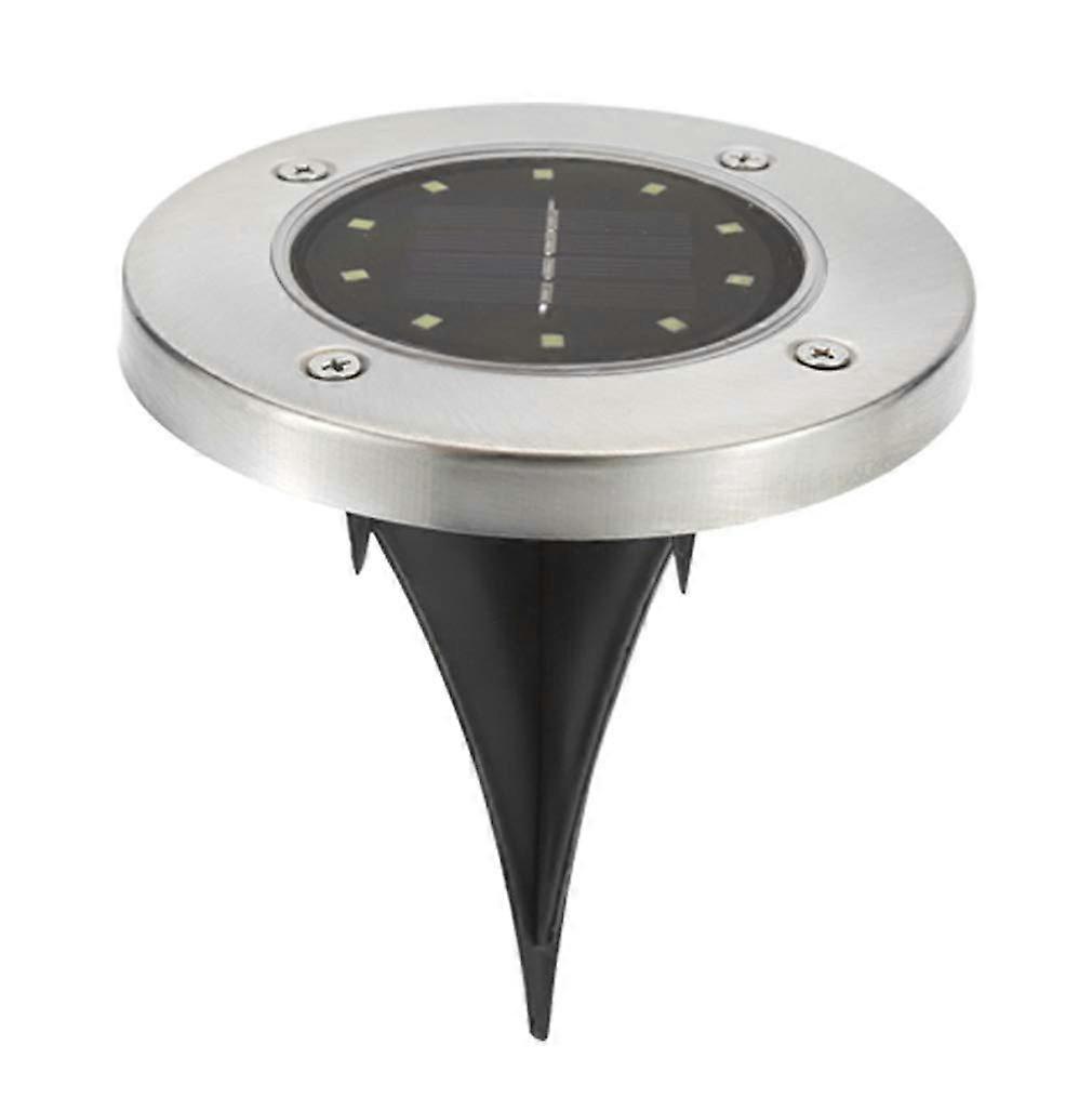 Solar Powered Ground Lights Outdoor Lamp LED Solar Path Lights for Yard,White Light,20LED