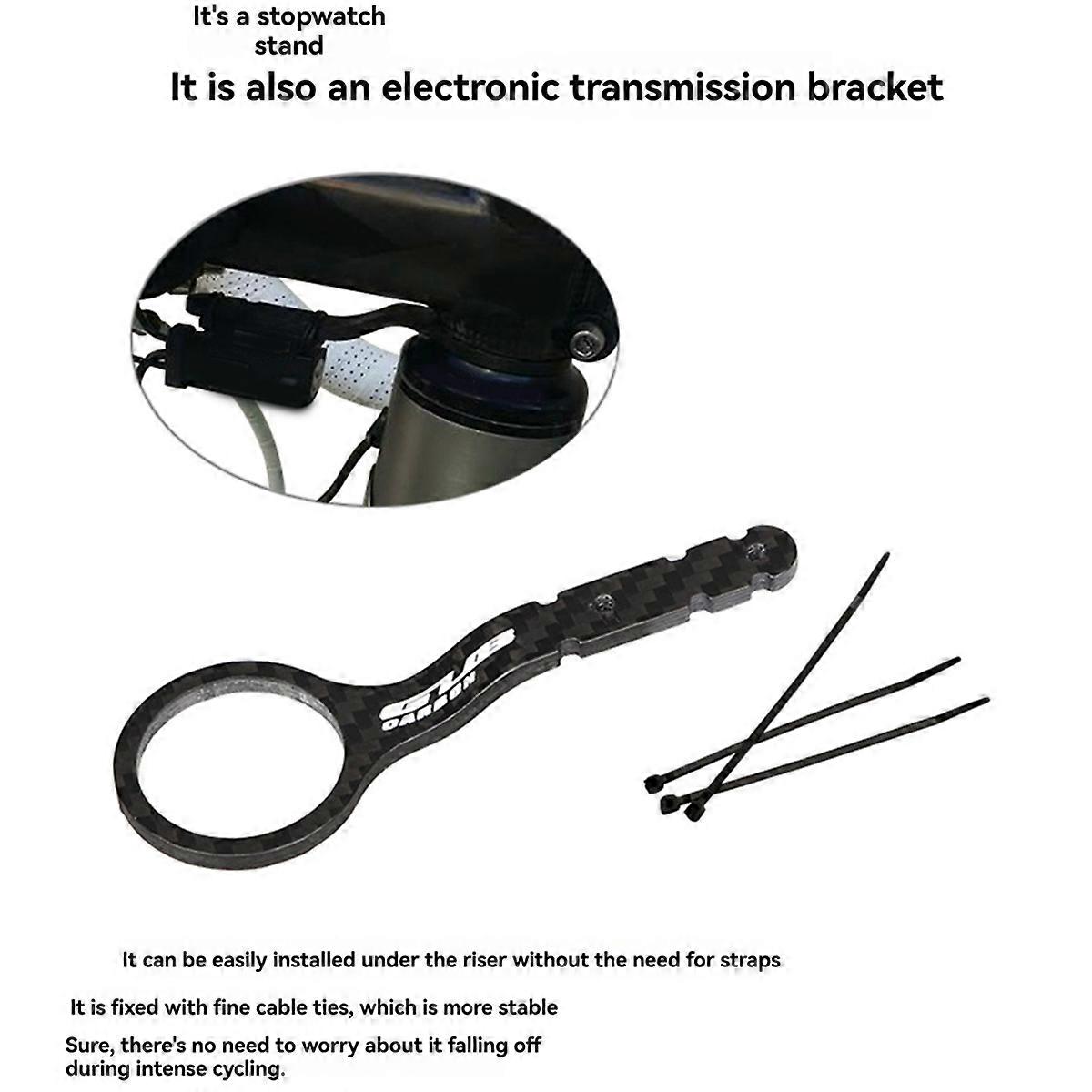 Bicycle Computer Stopwatch Speedometer Stem Holder for