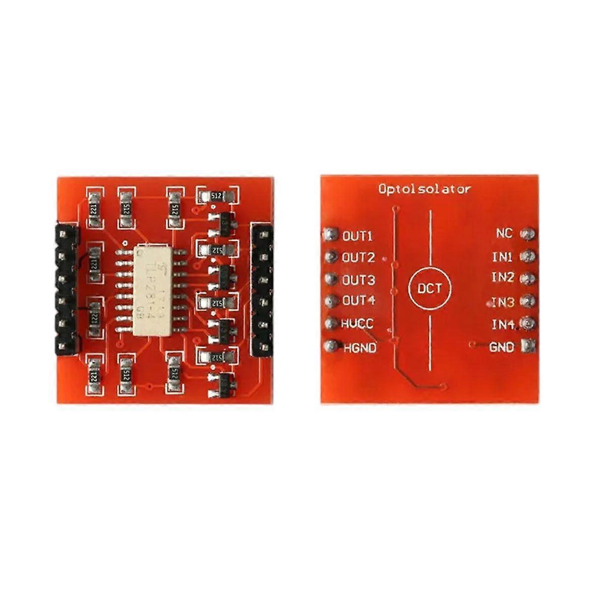 TLP281 Opto-Isolator Module 4-Channel Optocoupler Expansion Board for Arduino Low High Level Isolation 2025