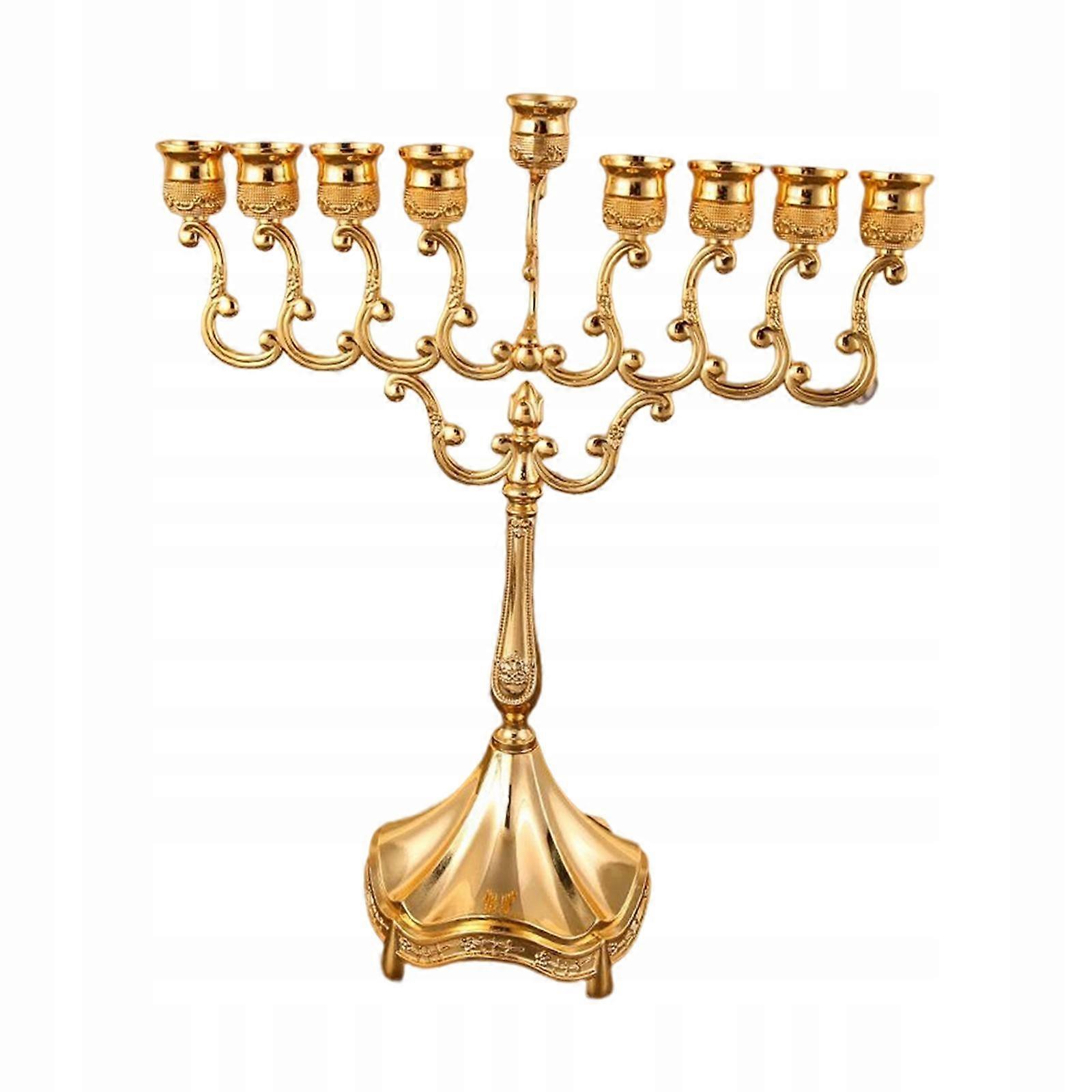 9 Branches Candlestick Hanukkah Candlestick