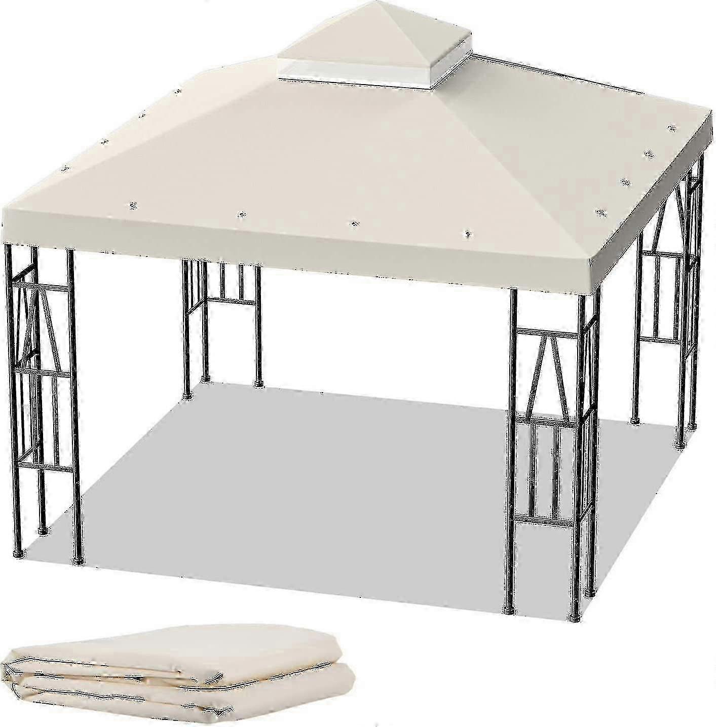 大きなキャノピー、2層パティオキャノピートップカバー照明のお得な情報 - 300 * 300ガゼボの交換