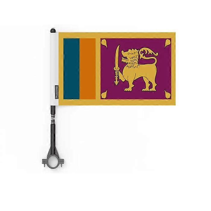 Flag - Sri Lanka - 20 pieces - 14 x 21 cm - Polyester - Double-sided print