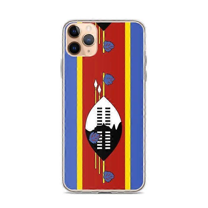 iPhone Case - Eswatini - Flag - Flexible - Multicolored - Transparent TPU