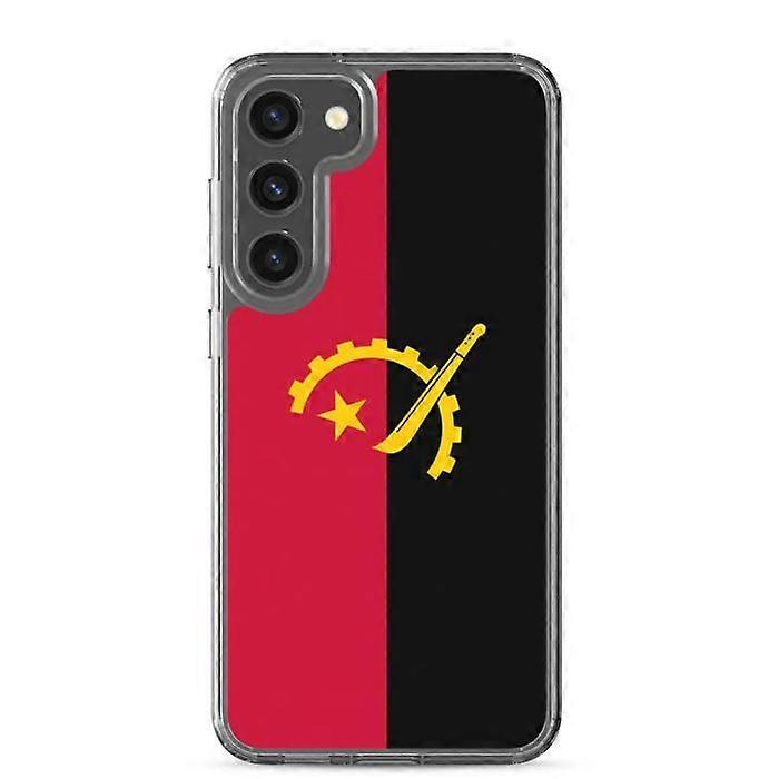 Phone case - PIXELFORMA - Angola Flag - Samsung Galaxy S23 Ultra - Soft - Multicolor