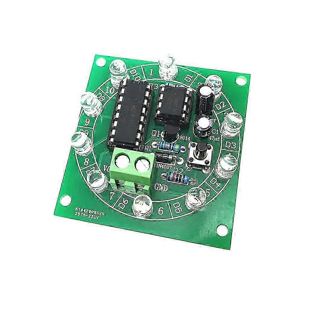 DIY-sett NE555 LED elektronisk lykkehjul analogt lotteri