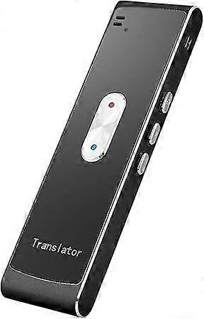 Bluetooth Voice Translator, Portable Smart Pocket Interpreter Speech Translator for Travel, Conferences, etc (T8S Black)