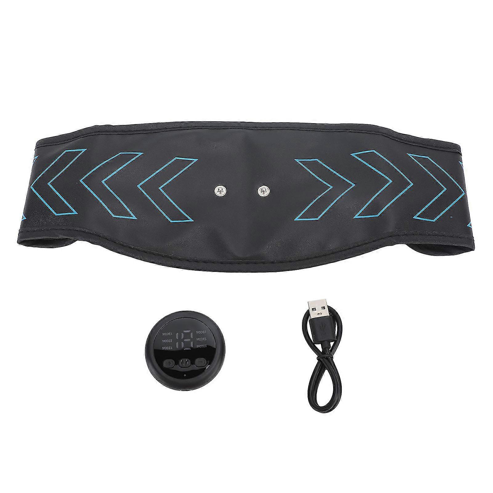 Abs Stimulator Abs Muscle Trainer 6 Modes Adjustable Abdominal Muscle Stimulator for Home Exercise SZRH A-C