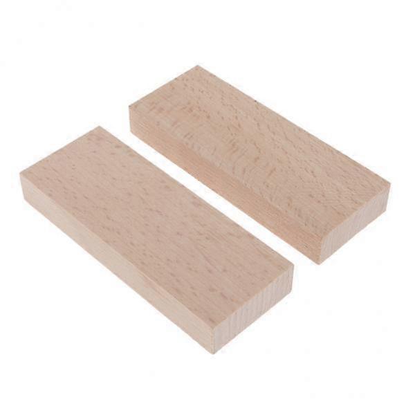 Natural Wood Square Blocks for Creative Projects - Set of 12