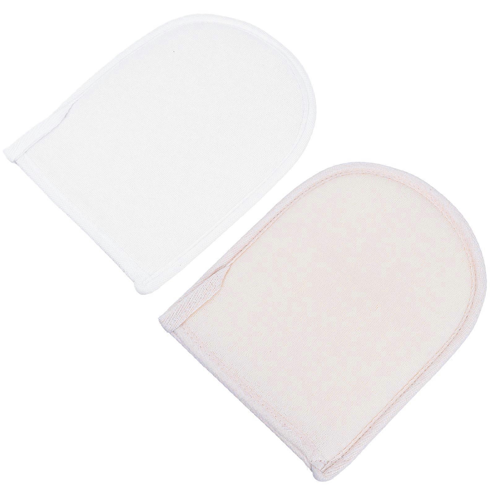 Gentle Skin Care Bath Sponge, Natural Loofah Gloves for Exfoliating, Shower Mitt