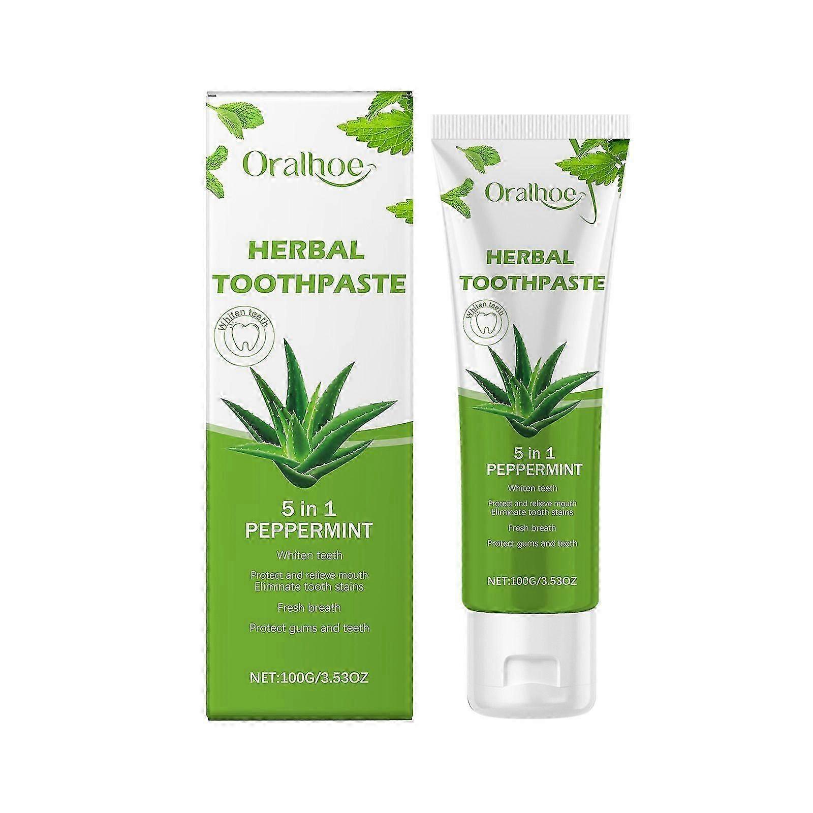 Aloe Vera Cleaning Toothpaste Gently Cleaning Tooth Stains Glossing Tooth Care Tooth Paste