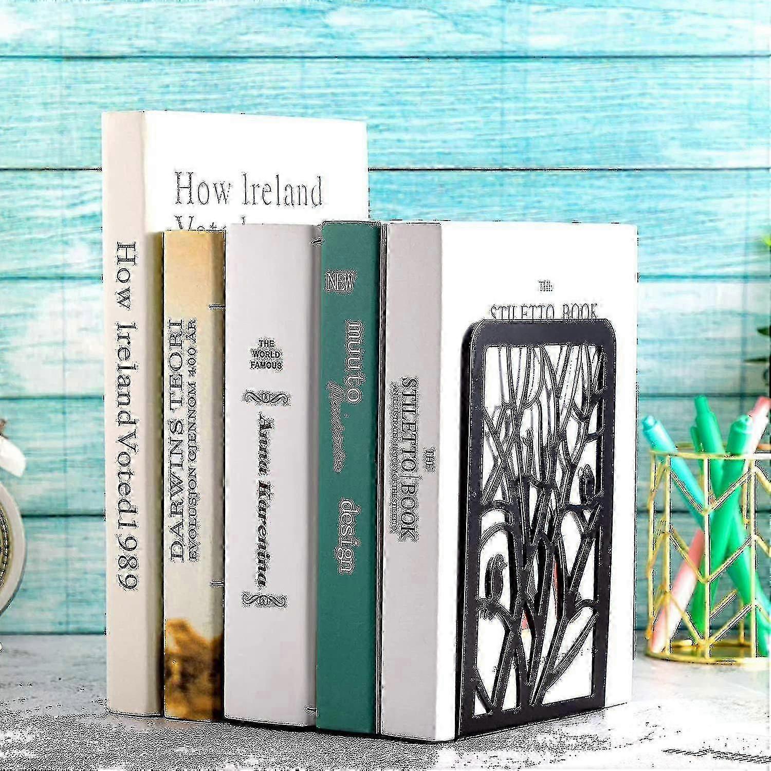 Book Seal, 3 Pairs Of Metal Book Seal Decorative Tree Book Seal Leaf Book Seal Art Design Book Plug F