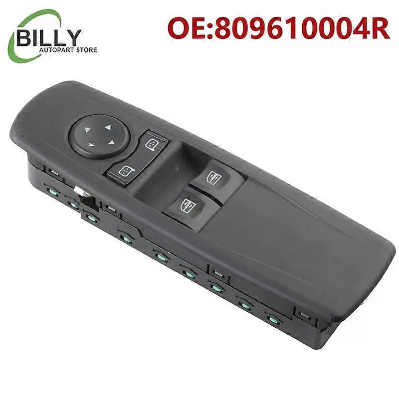 Bil 809610004R Master Power Window Control Switch Button kompatibel för Renault Megane III