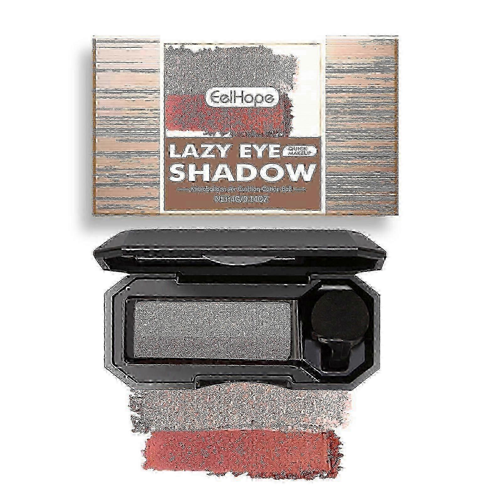 Lazy Eye Shadow, Natural Development Pearlescent Matte Beginner Daily Makeup Glitter Eyeshadow