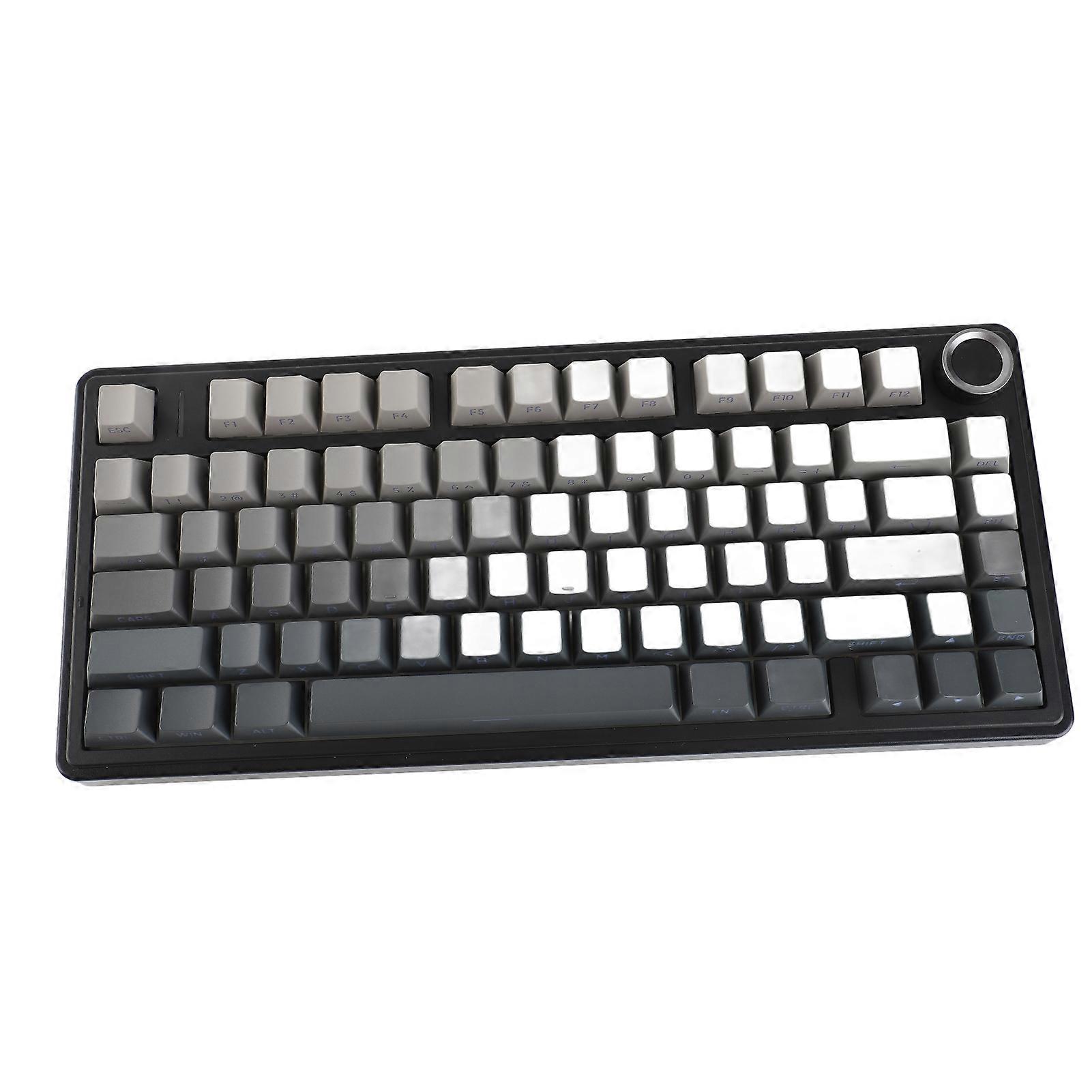 AULA F75 Mechanical Keyboard Wireless Gasket Structure Keyboard with Tri-Mode Connectivity 99-Key Low-Delay Gaming Keyboard with Light Effect