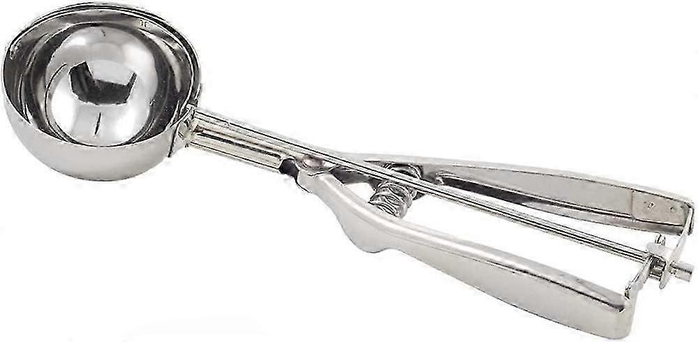 1pcs ice cream scoop , premium stainless steel mechanical cookie scoop with trigger for ice cream, p