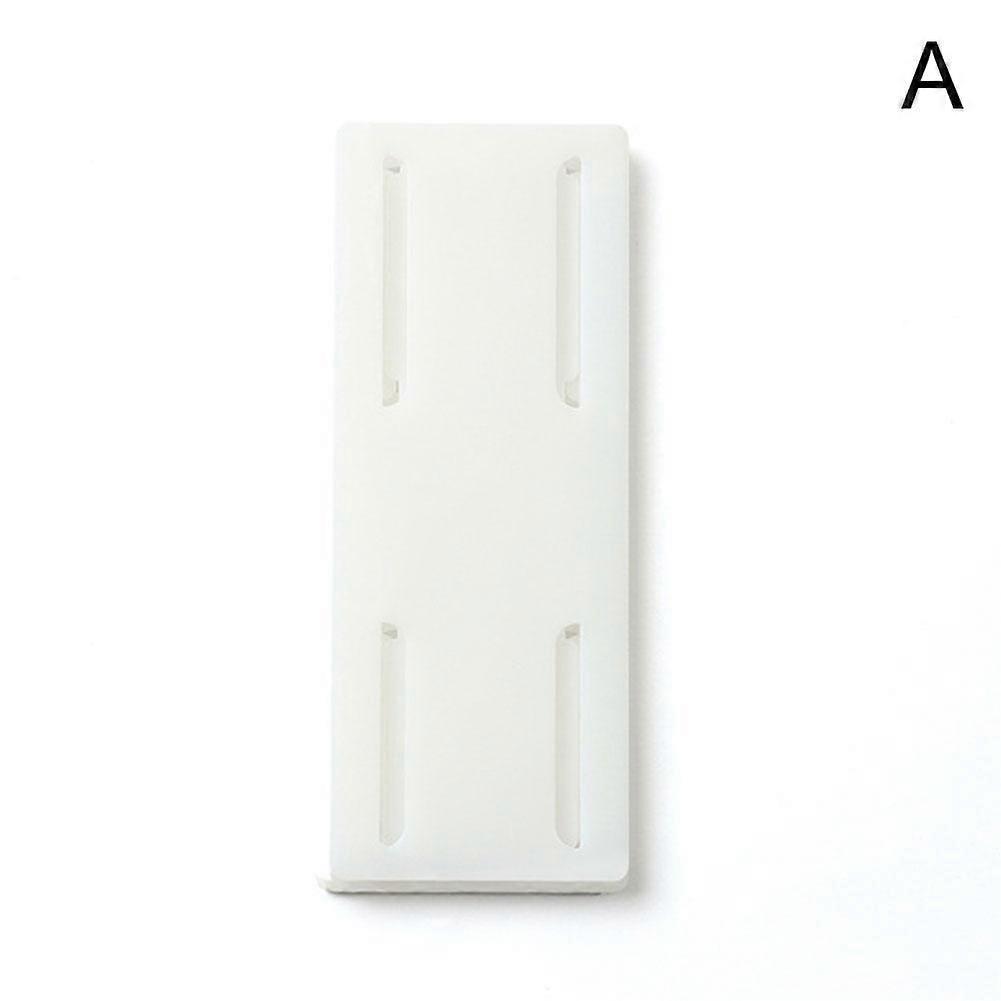 YUYQAQ 1PCS White Socket Paste Fixer Patch Panel Wall Hanging Plug Fixing Device Multi-Purpose Hooks Punch-free Plug