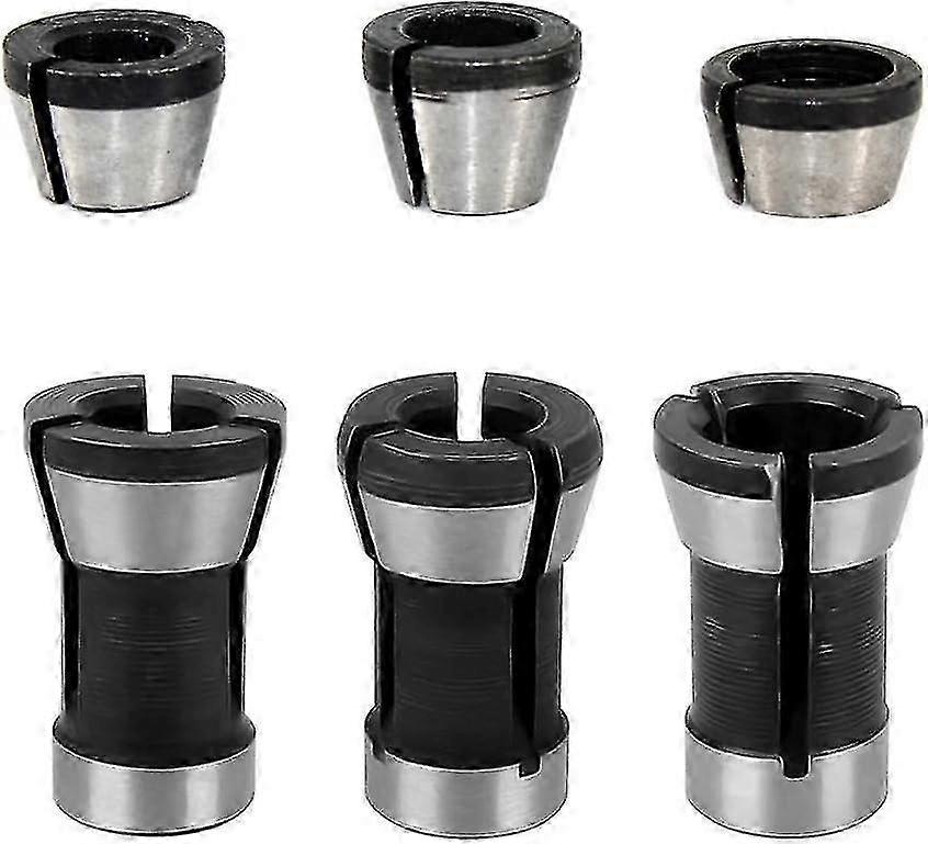 3pcs High Precision Router Bit Collet Chuck Clamping Adapter for Compatible Brands