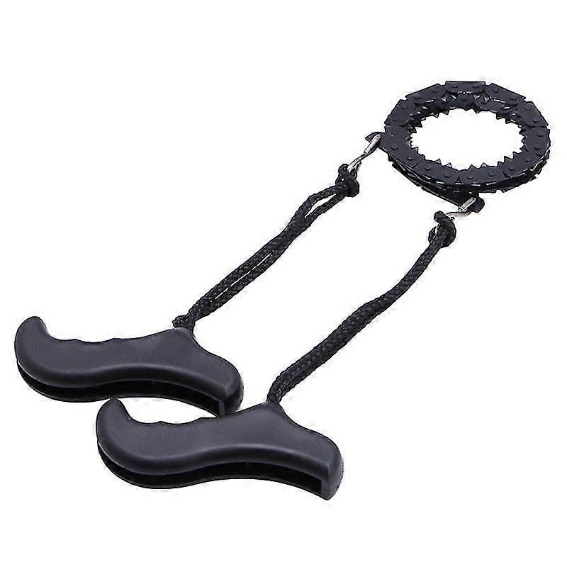 Durable Manganese Pocket Chainsaw Designed for Woodworking, Survival, Camping, Hiking, Hunting, Fishing, and Outdoor Activities